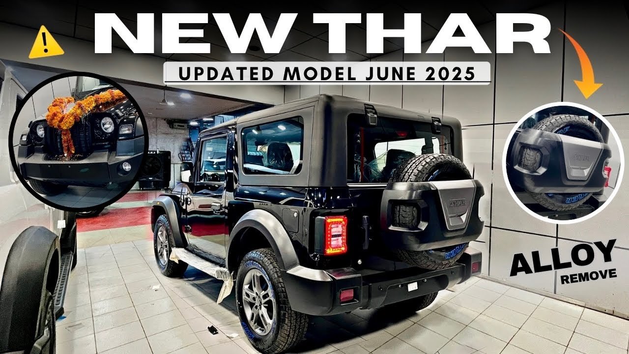Mahindra Thar 2025’s Bold New Look – Now Yours with Just ₹3 Lakh Down Payment and ₹13,500 EMI – Sunroof & Luxury Features Included, Check Full Price Details