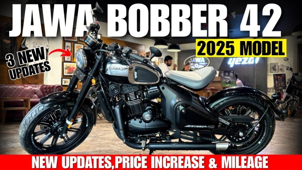 Jawa 42 Bobber 2025 Is Here With Bobber-Inspired Styling, Digital Console and 334cc Engine